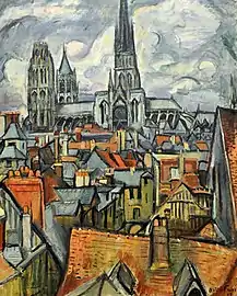 Rouen (1908), Saint-Pétersbourg, musée de l'Ermitage.