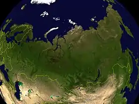 carte : Géographie de la Russie