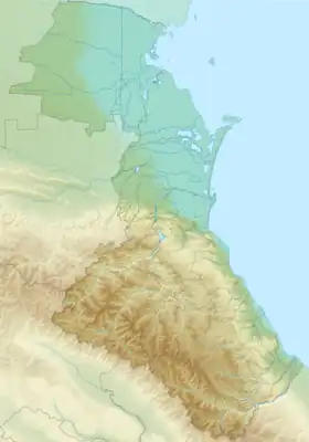 Voir sur la carte topographique du Daghestan