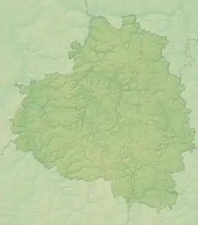 Voir sur la carte topographique de l'oblast de Toula