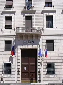 Ambassade auprès du Saint-Siège à Rome.