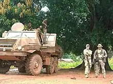 Mercenaires de Wagner en Centrafrique, 2022.