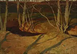 Paysage d'automne au coucher du soleil, 1907