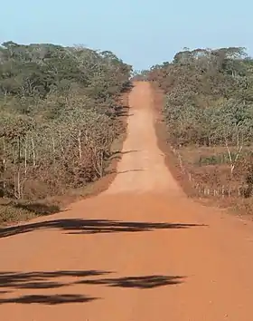 Route 10 entre Santa Rosa de la Roca et Concepción.