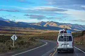 Route 1 près de Laja, dans La Paz.
