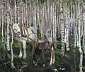Au bois, 1905Huile sur toile,Musée Vaznetsov à Kirov