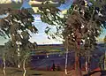 Arkadi Rylov, Bruit de la nature, 1904, huile sur toile, 107 × 146 cm, musée Russe