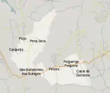 Carte de la paroisse et ses localités