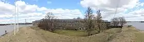 Vue panoramique de la fortification de l'île de Särkkä