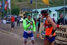 Sébastien Chaigneau, vainqueur et Scott Jurek en 2013