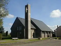 La nouvelle église de Sélange