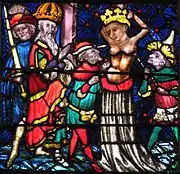 Vie de Sainte-Catherine": l'empereur fait trancher les seins de son épouse (14)
