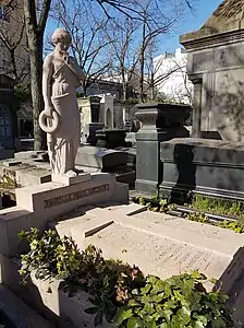 La Science, sépulture Richer, Paris, cimetière du Montparnasse (9e division).