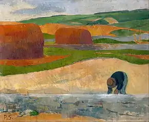 Paul Sérusier, Récolte de goémon, vers 1890