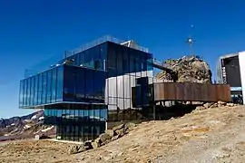 Restaurant-musée Ice Q, du 007 Elements Museum, du film 007 Spectre au Tyrol