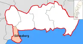 Localisation de Sölvesborg