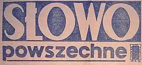 Image illustrative de l’article Słowo Powszechne