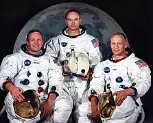 Neil Armstrong, Michael Collins, et Buzz Aldrin