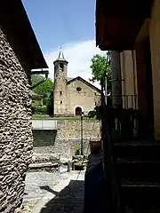 L'église Saint-Barthélemy de Tavascan.