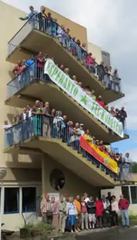 Photo de groupe lors du 87e congrès en 2014 à Dinan