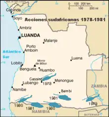 opérations de l'armée sud-africaine en Angola de 1978 à 1981