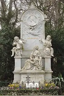 Tombe de Robert et Clara Schumann au vieux cimetière de Bonn