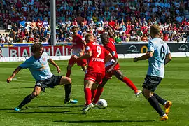 Lors du match SC Freiburg vs 1. FSV Mainz 05