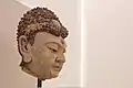 Une tête de Bouddha en argile, Xia Occidentaux, XIIe siècle.