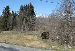 La plateforme du chemin de fer du Champsaur à proximité du col de Manse