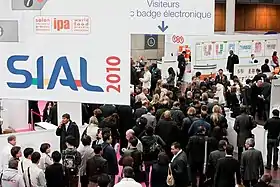 Entrée des visiteurs au SIAL de Paris, en 2010