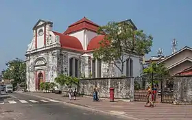 L’église réformée de Wolvendhal à Colombo, Sri Lanka.