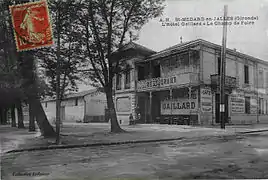 L'hôtel Gaillard face au champ de foire.