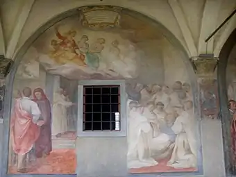 Morte di San Domenico, cloître de Sant'Antonino (Santa Maria Novella)