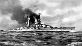 illustration de SMS Großer Kurfürst (1913)