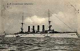 illustration de SMS Scharnhorst
