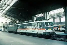 BB 9282 à la gare de Paris-Austerlitzen 1980.