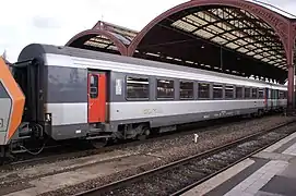 Voiture Corail de première classe.