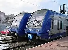 Deux Z 23500 à Saint-Étienne.
