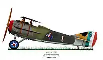 SPAD XIII Edward Rickenbacker.