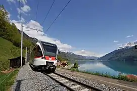 Avant de l'ABe 130 de la Zentralbahn.