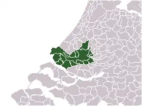 Localisation de Région urbaine de Rotterdam