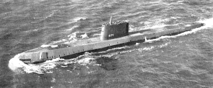 L'USS Nautilus lors d'un essai.