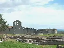 Partie inachevée de l'église de la Santissima Trinità