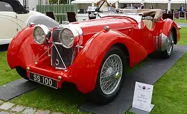Jaguar SS100 1938.