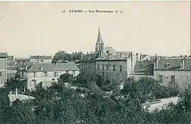 Une vue d'un Stains encore rural, au tout début du XXe siècle.
