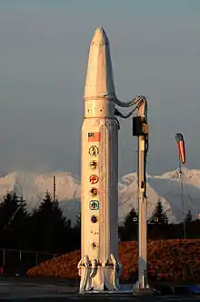 Missile Polaris, peu avant son vol en 2006