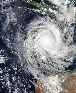Cyclone Inigo le 5 avril 2003