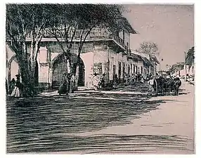 Scène de rue à Mexico (1890).