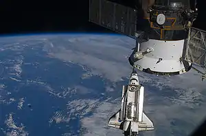 Approche de l'ISS