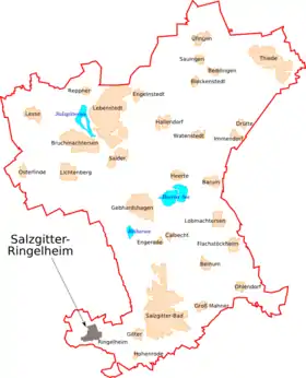 Localisation de Salzgitter-Ringelheim